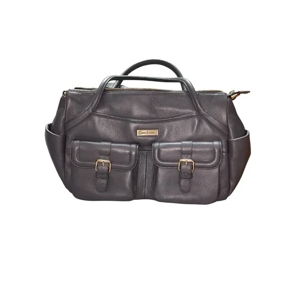 Lily Jade Shaylee Gray Diaper Bag Strap Converts Backpack Accessory Organizer - Picture 2 of 10